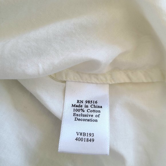 Coldwater Creak 100% cotton beige top - Picture 4 of 7